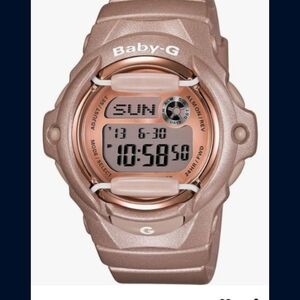 Rose Gold Digital Watch